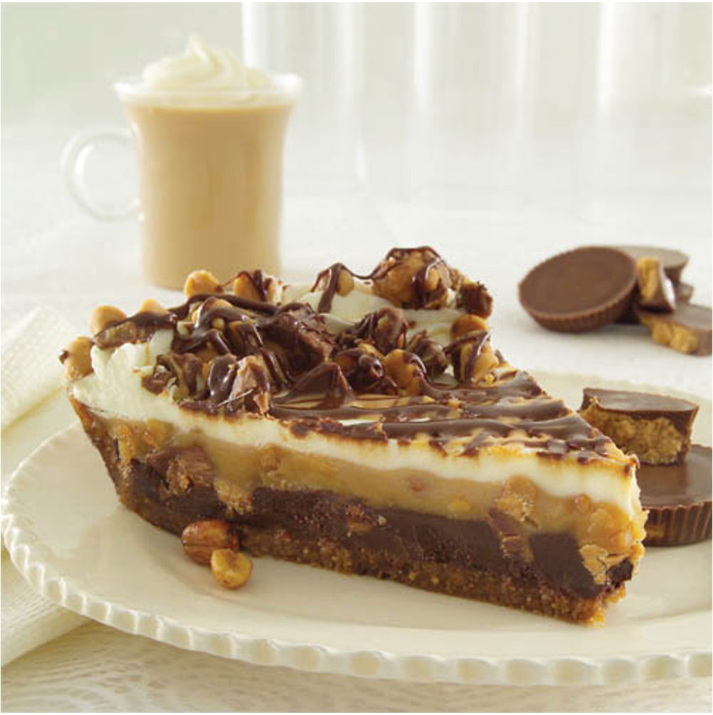 CHOCOLATE PEANUT BUTTER PIE WITH REESE'S© PEANUT BUTTER CUPS*